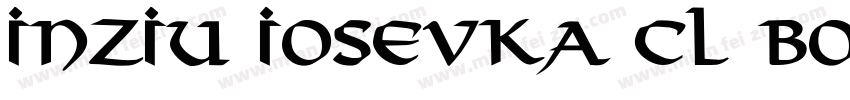 Inziu Iosevka CL Bo字体转换